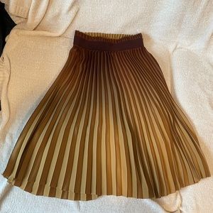 Aritzia Babaton Pleated midi skirt